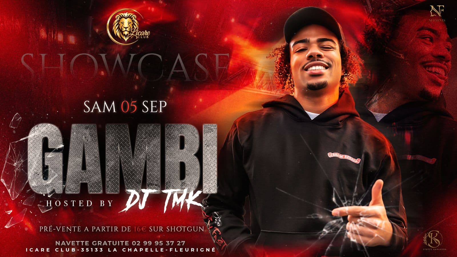 SHOWCASE GAMBI a L'ICARE CLUB